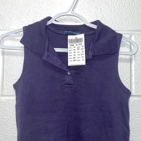 Brandy Melville Dresses & Skirts - NWT Brandy Melville Caroline Navy Polo tank Dress